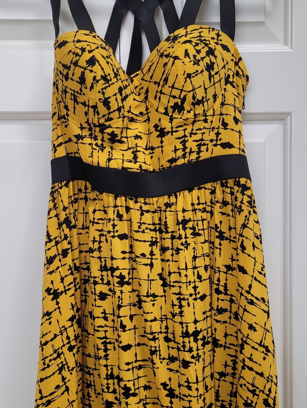 JUNIOR SIZED STRAPPY, SWINGY FUN DRESS